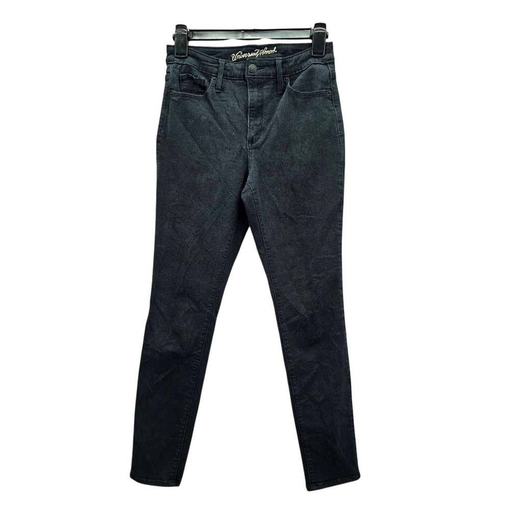 Universal Thread Black High Rise Skinny Jeans Denim Size 4